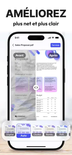 Capture d'écran de ScanAny: Scanner & éditeur PDF sur iPhone 4