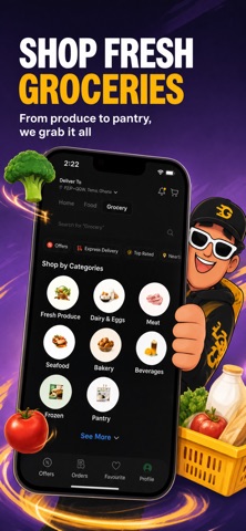 Grabbit: Grocery & Food screenshot