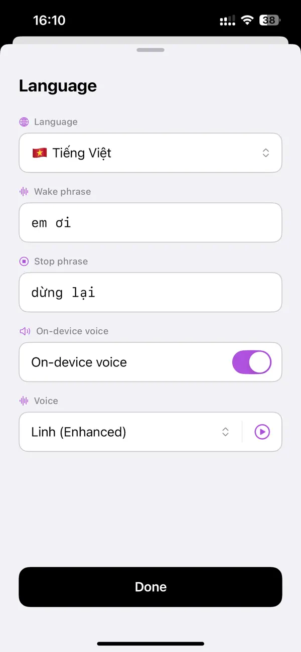 Screenshot #2 pour OpenVoice - talk with your AI