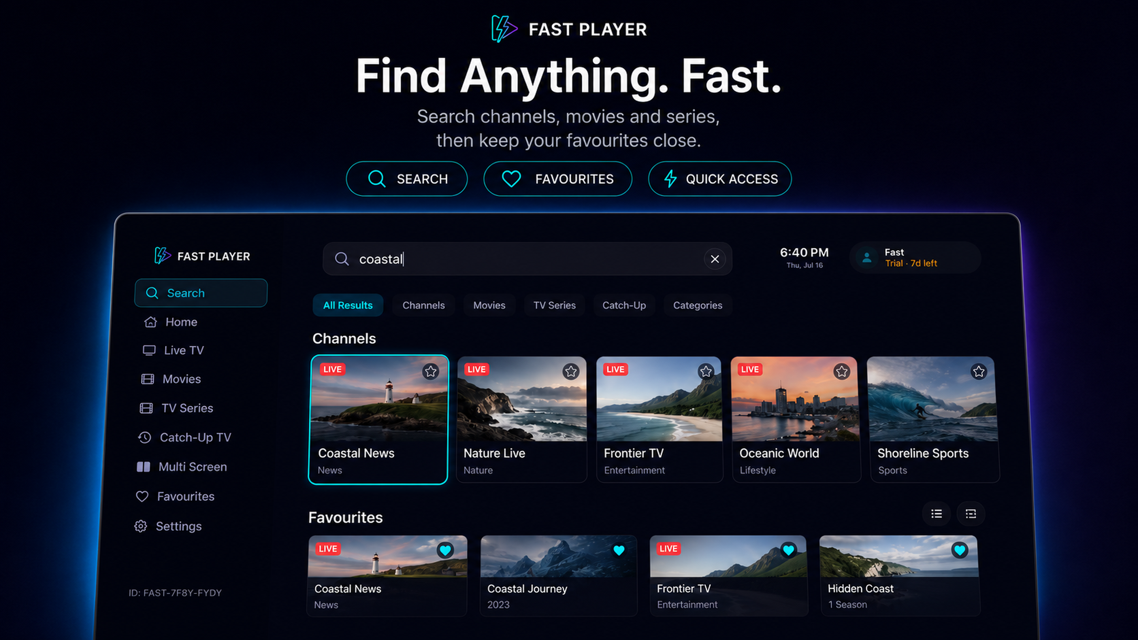 Fast IPTV Player screenshot 27