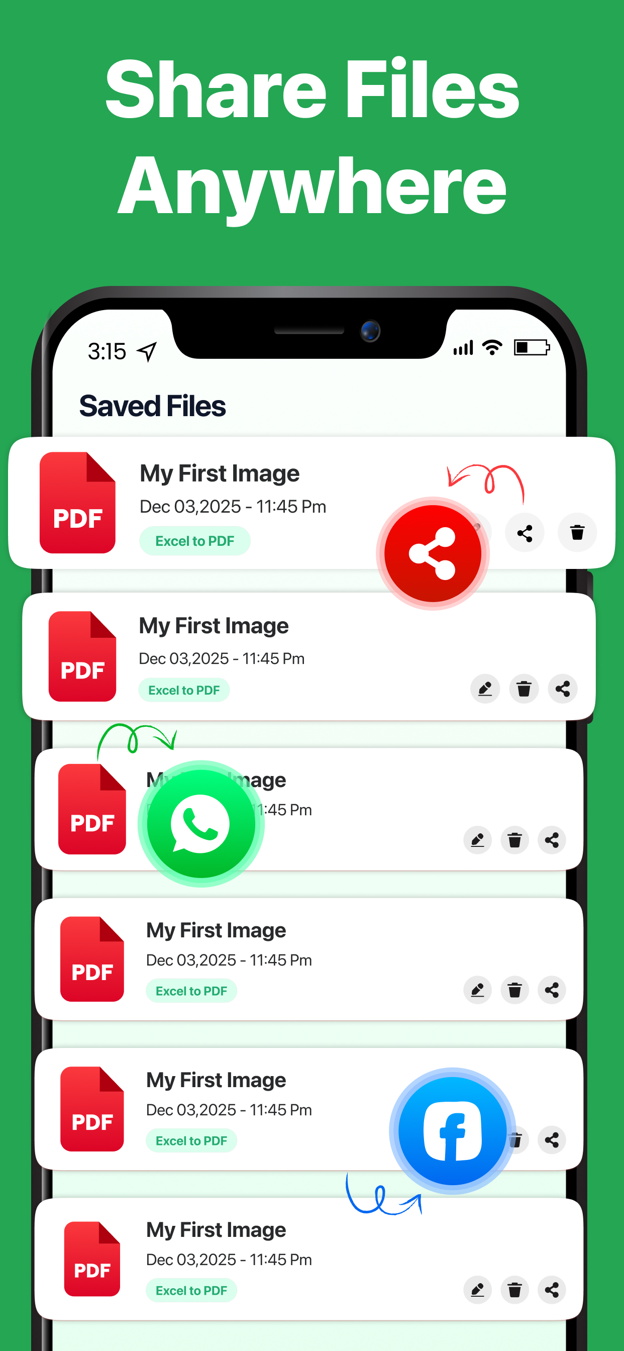 Excel to PDF Converter : XLSX screenshot 4