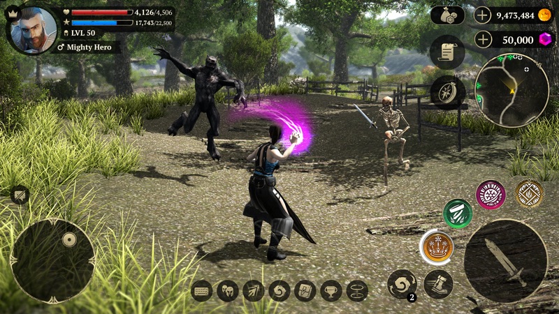 Evil Lands: Jogo de RPG MMO screenshot 1