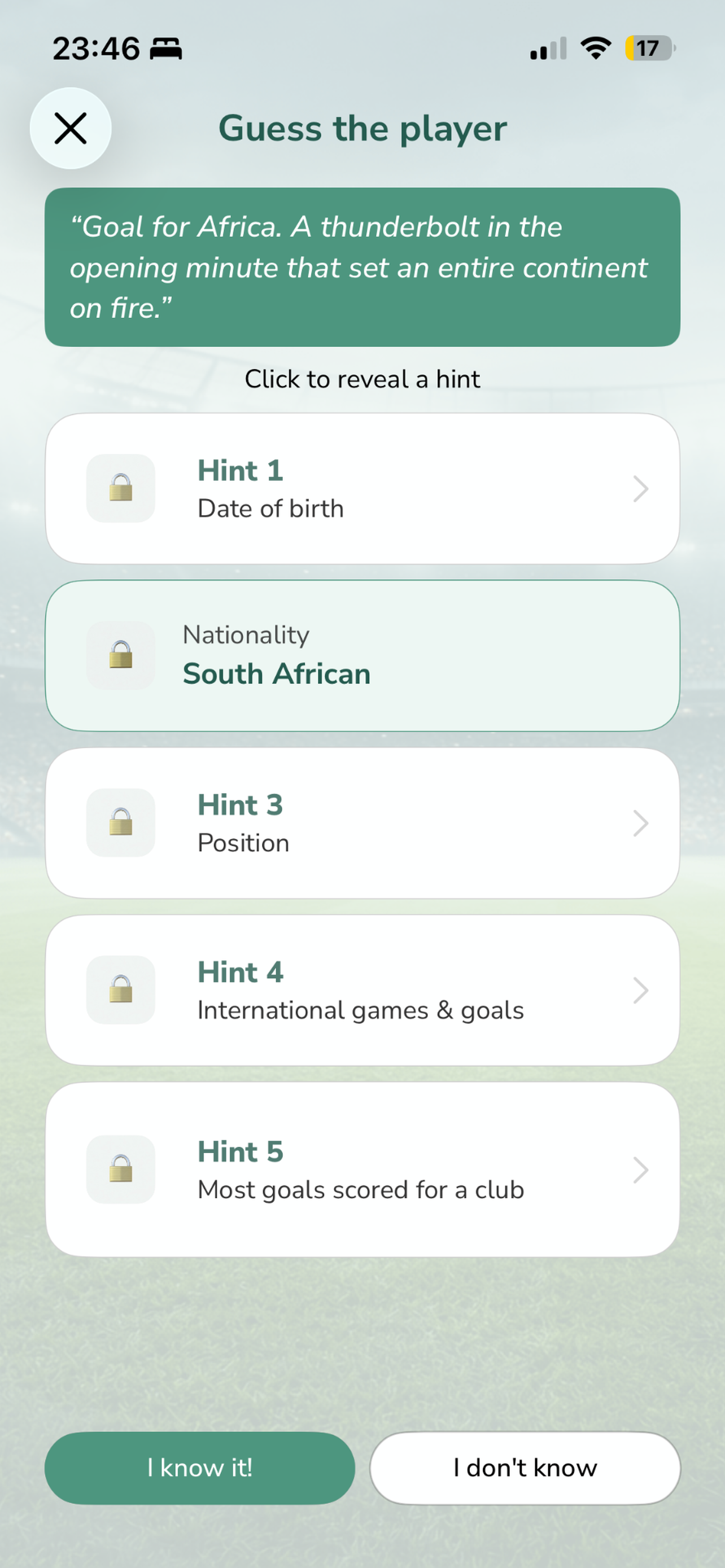 BalliQ Football Trivia