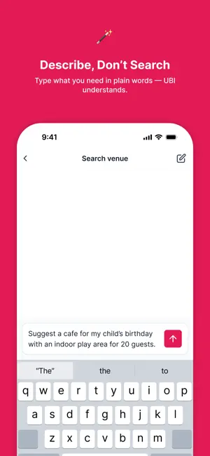 Ubi - AI venue finder screenshot 2