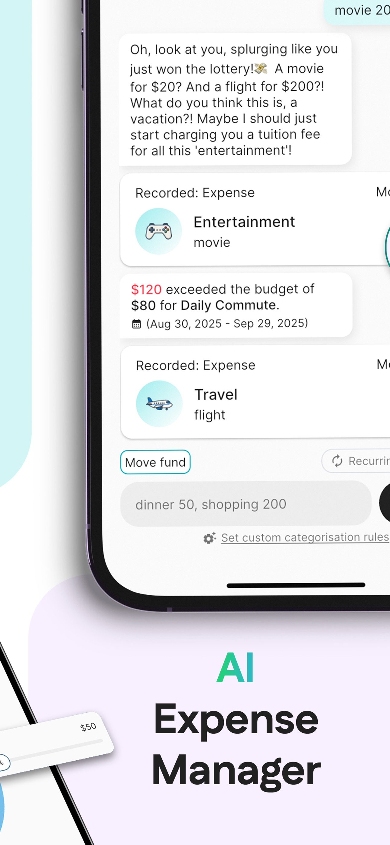 Rolly: AI Money Budget Planner screenshot 2