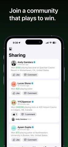 CasinoIQ: Gambling Tracker iPhone screenshot