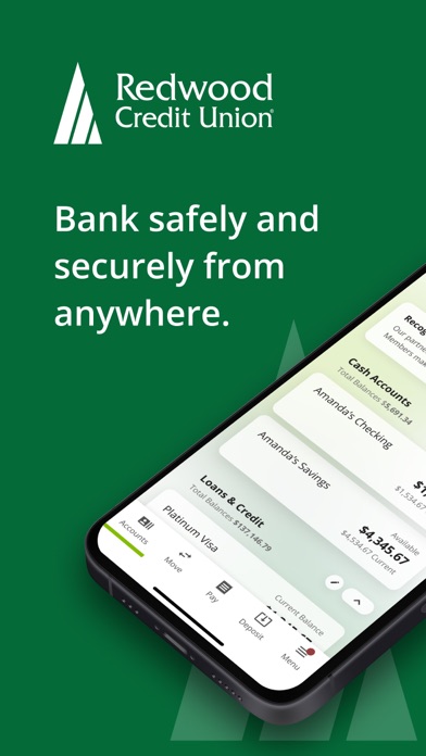 Redwood Credit Union Screenshot