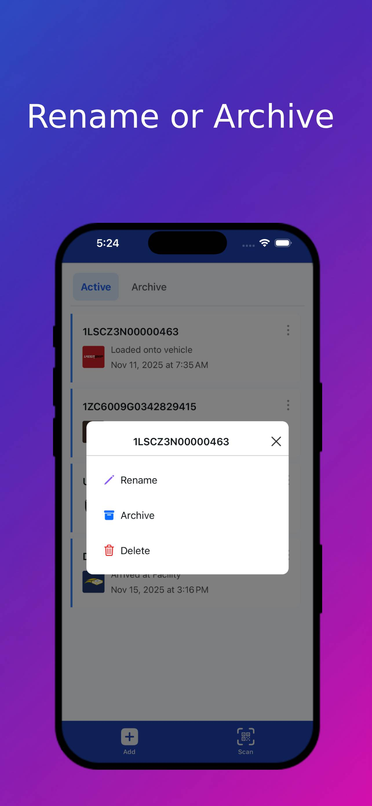 InstantParcels Package Tracker screenshot 3