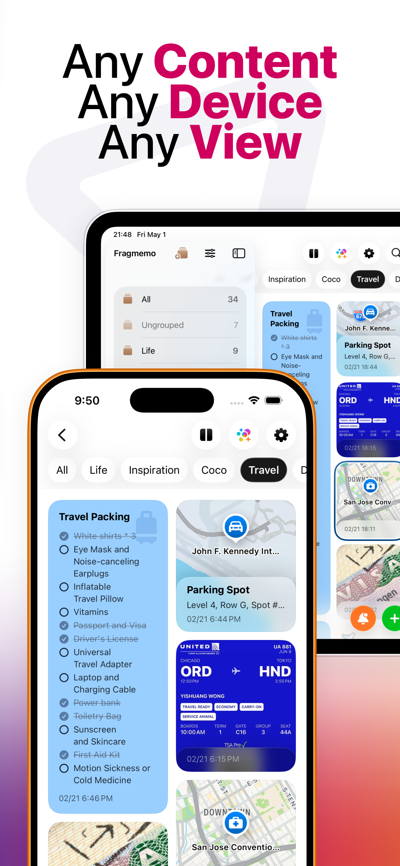 Fragmemo: Note,Reminder,Widget
