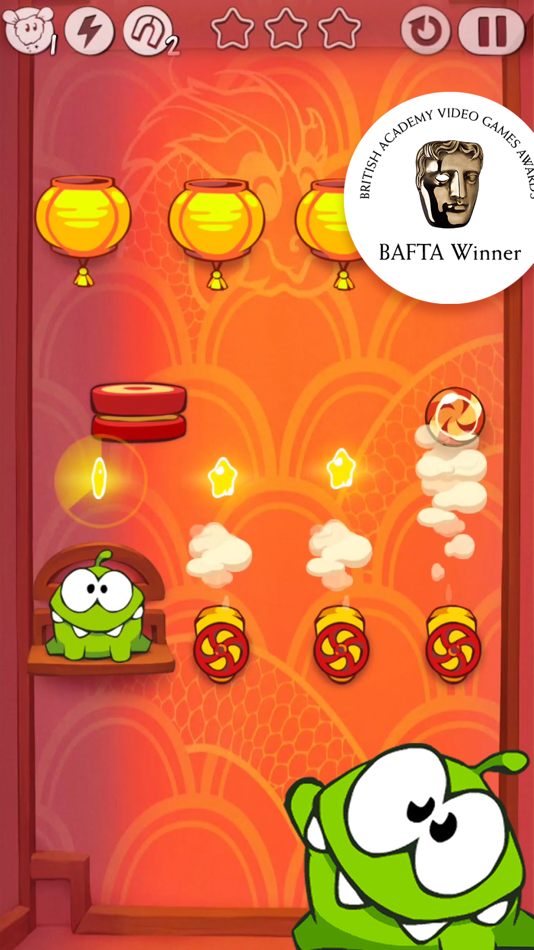 #1. Cut the Rope: Physics Puzzle (iOS) Podle: ZeptoLab UK Limited
