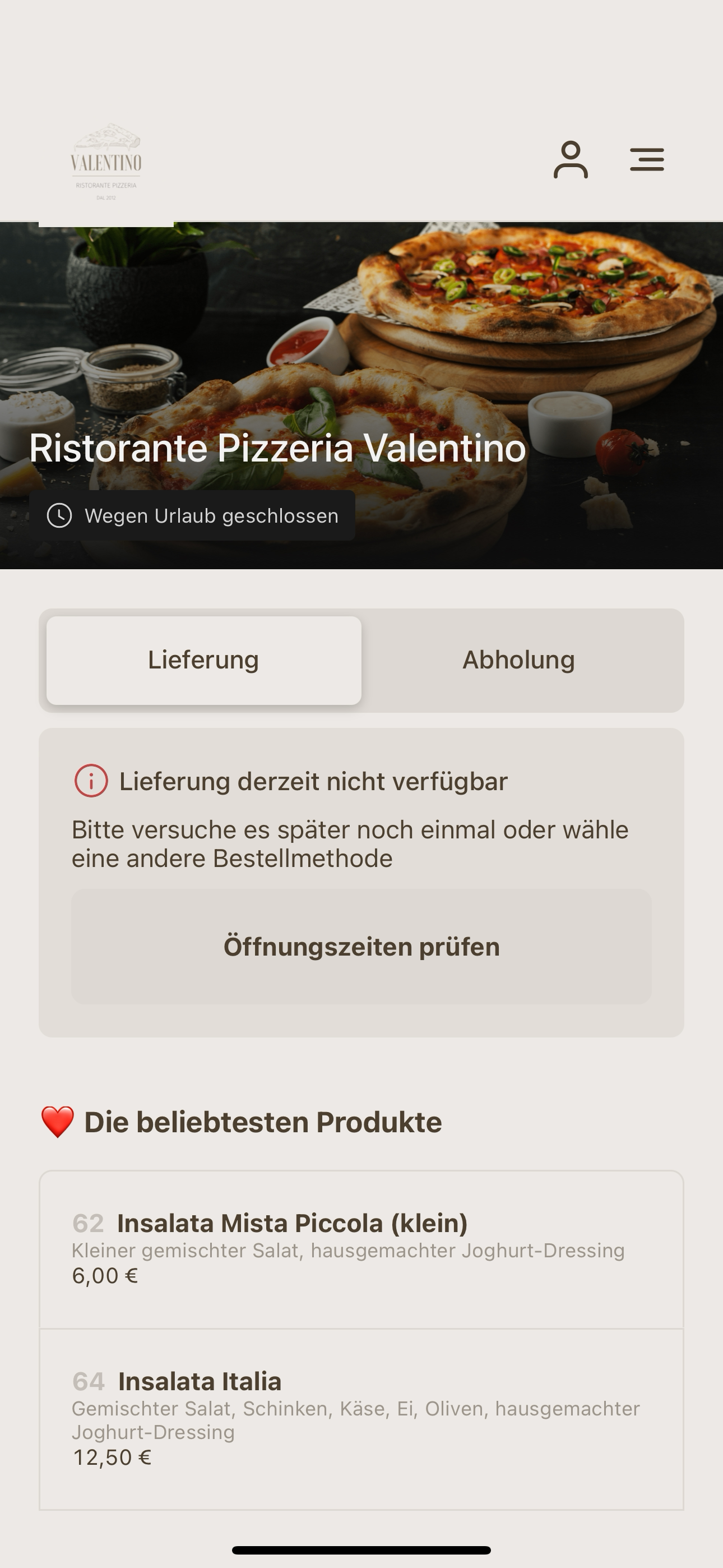RISTORANTE PIZZERIA VALENTINO screenshot 3