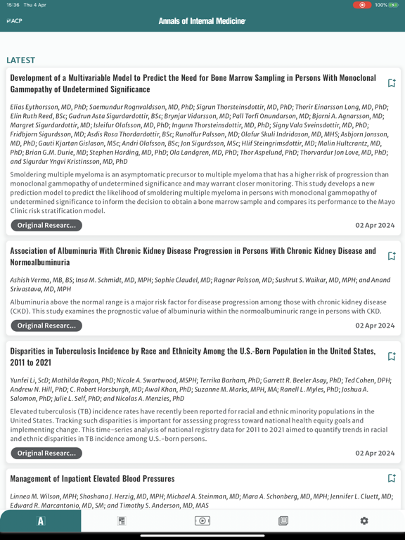 Screenshot #4 pour Annals of Internal Medicine