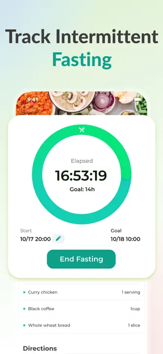 Fasting For Weight Loss Appのスクリーンショット（1/9）