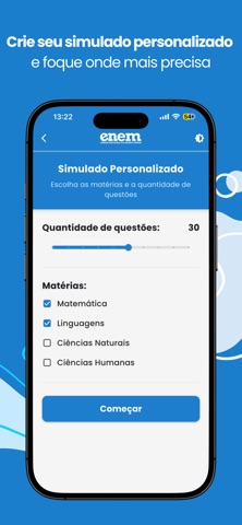 Simulados do Enem 2026 Screenshot 6 of 8