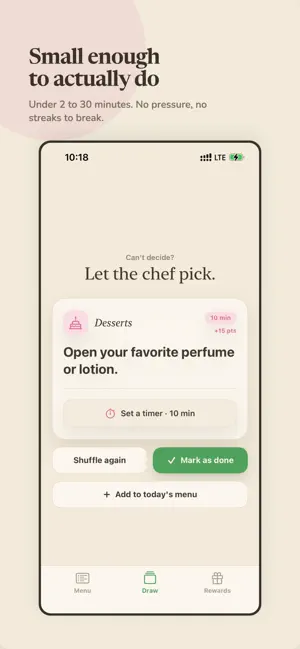 Cloche: ADHD Dopamine Menu screenshot 4