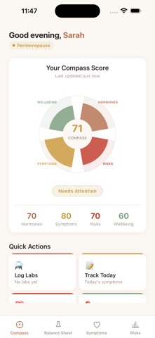 MenopauseCompass Screenshot 2 of 5