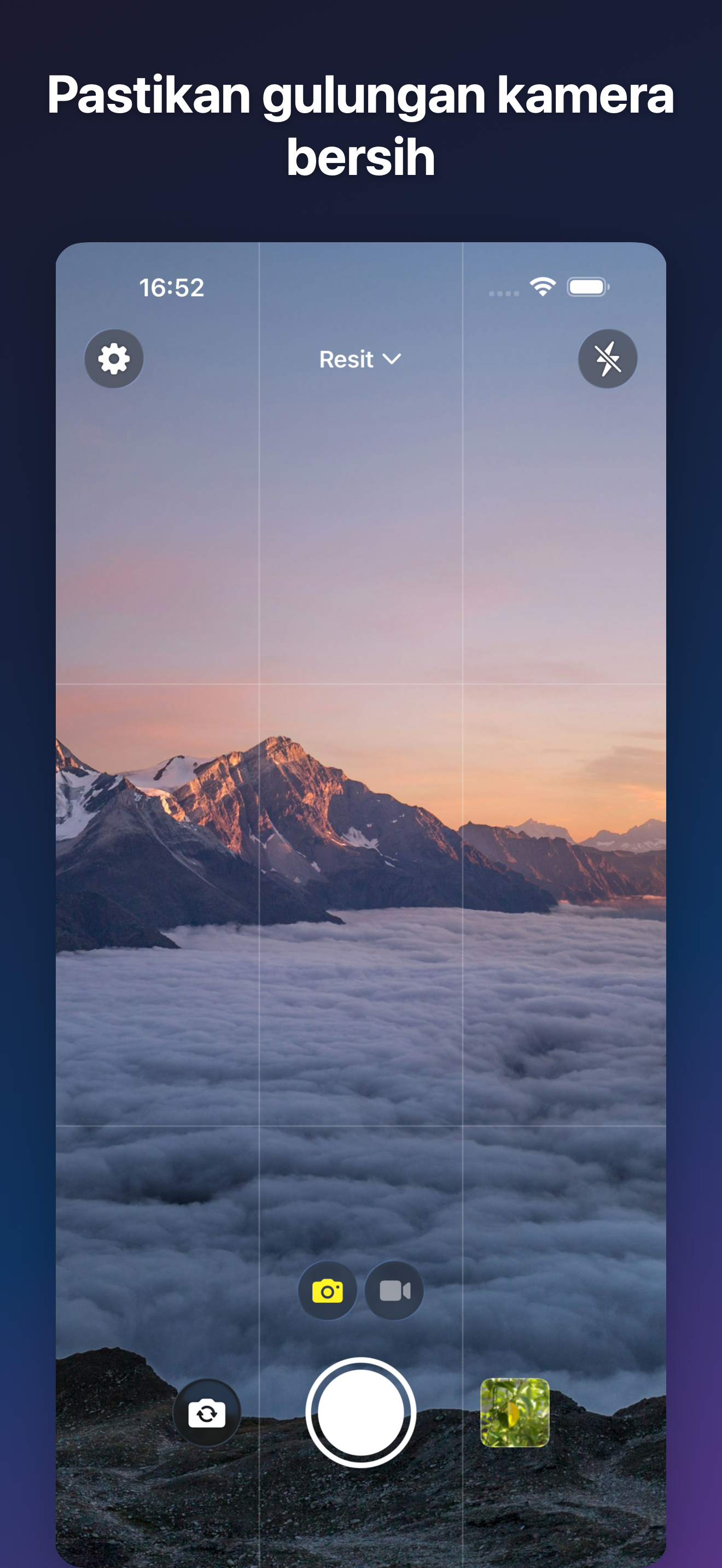 ProjectCam - Photo Folders iOS screenshot 1 showing app interface