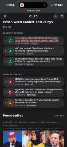 CladFacts Screenshot 9 of 9