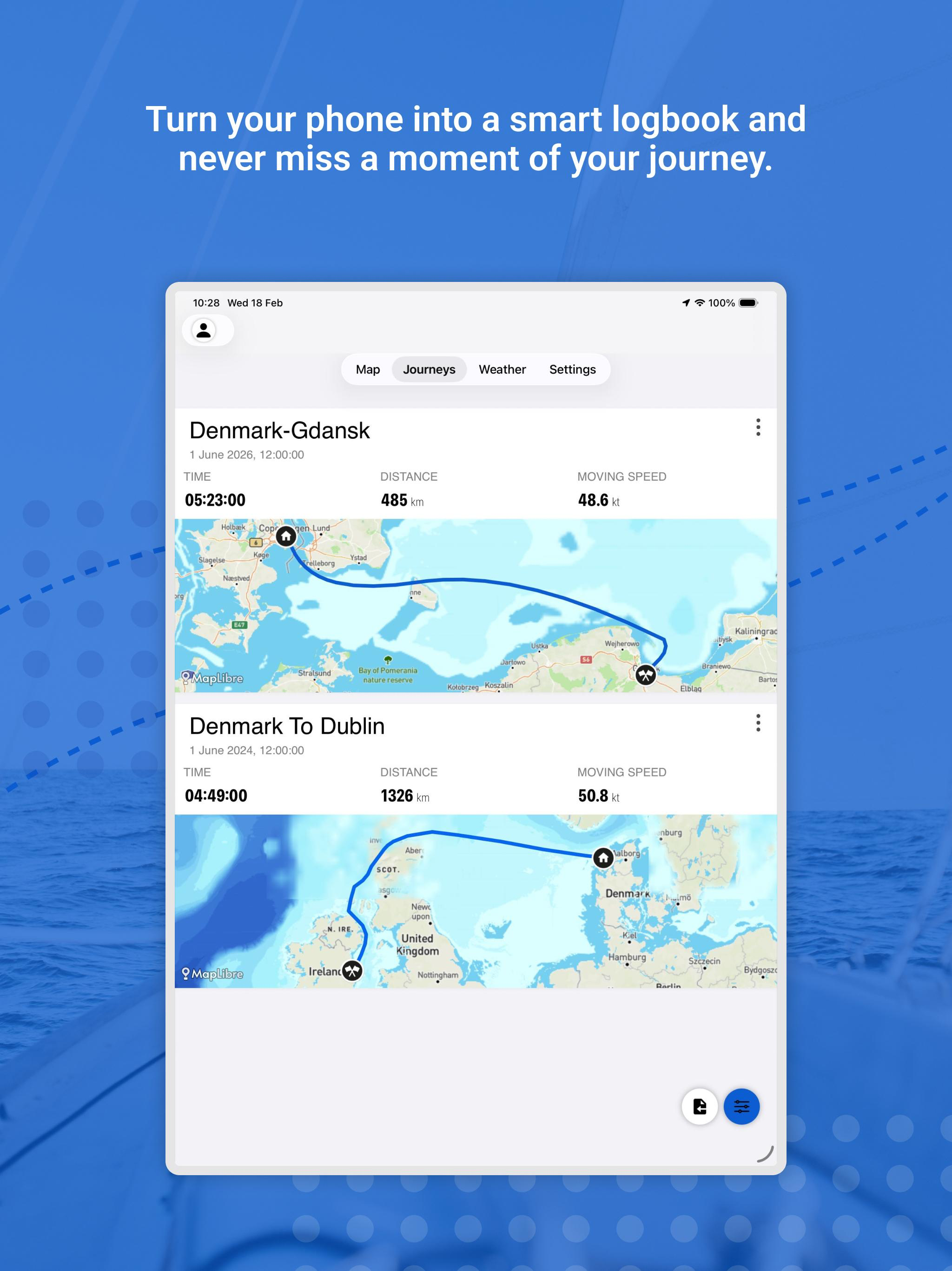 Boat Logbook & GPS Tracker
