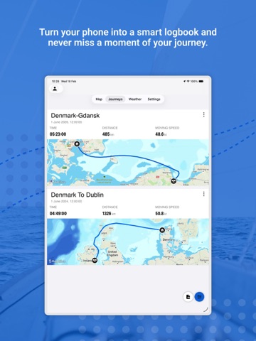 Boat Logbook & GPS Tracker iPad screenshot