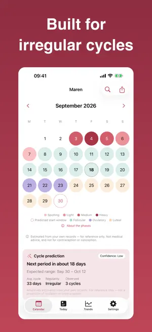 Maren: Period & Perimenopause screenshot 1