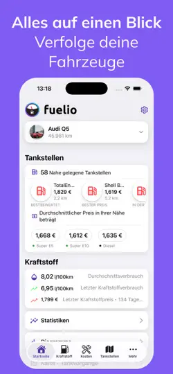 Screenshot von Fuelio: Tanken App,Spritpreise auf dem iPhone 2