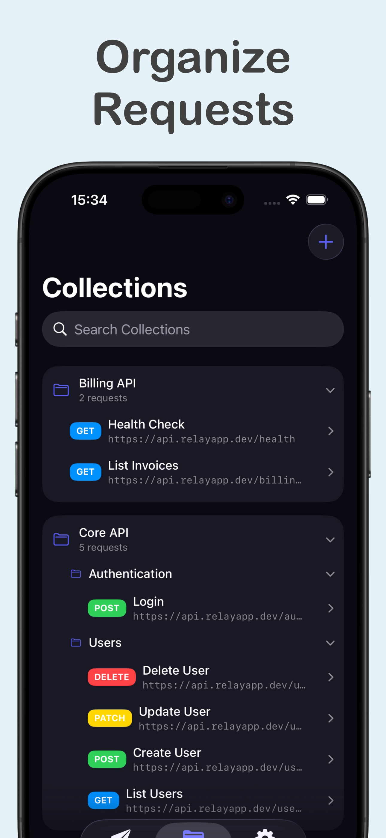 Relay: HTTP & REST Client