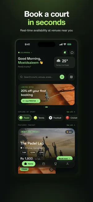 Sportel — Padel & Courts screenshot 1