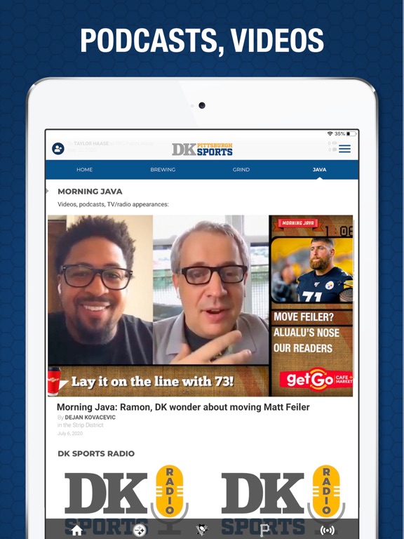 DK Pittsburgh Sports iPad screenshot 6 - Sports app