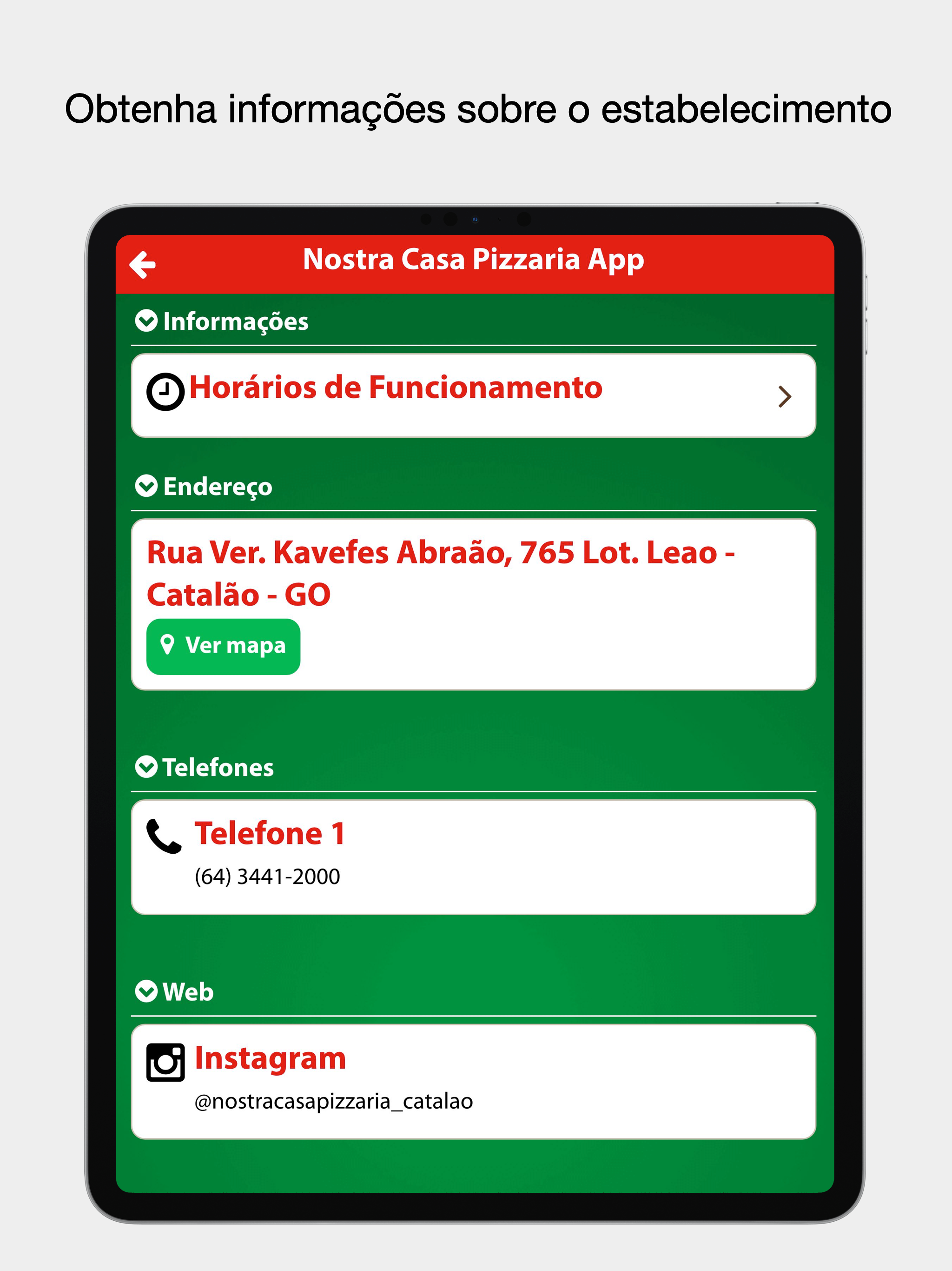 Nostra Casa Pizzaria App