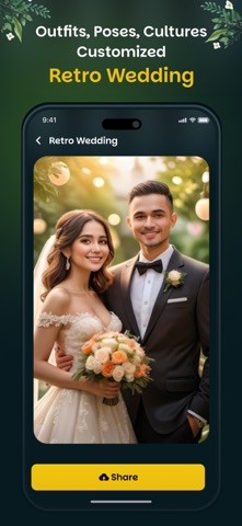 AI Retro Wedding Photo Maker screenshot
