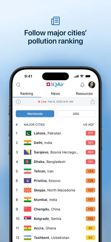 IQAir AirVisual | Air Quality screenshot 4 of 8