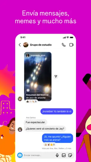 Captura de pantalla de Instagram en iPhone 5