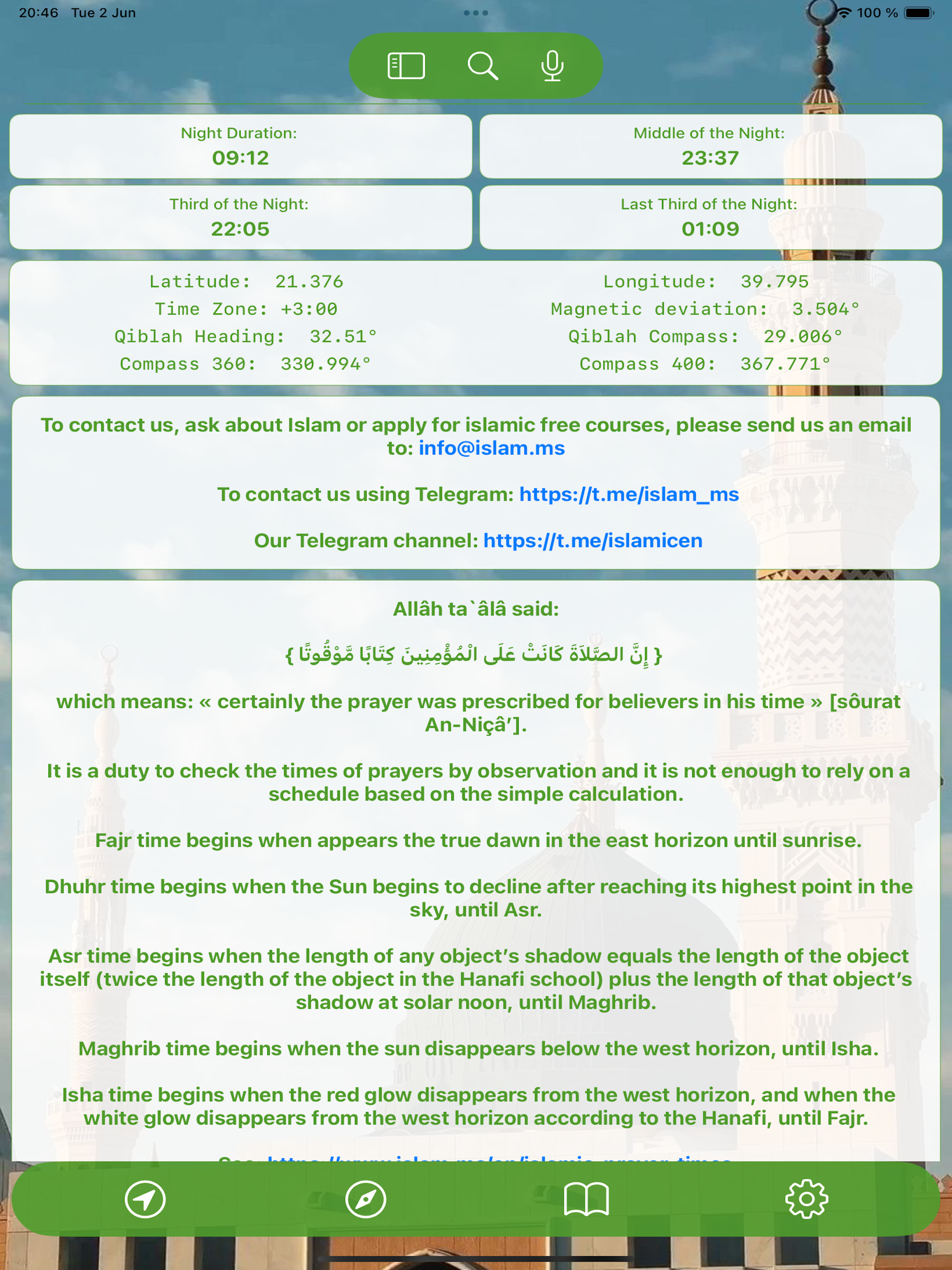 Islam.ms Prayer Times & Qibla screenshot 12