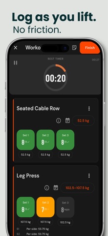 Repd - Gym Coach & Workout Log Screenshot 3 of 6