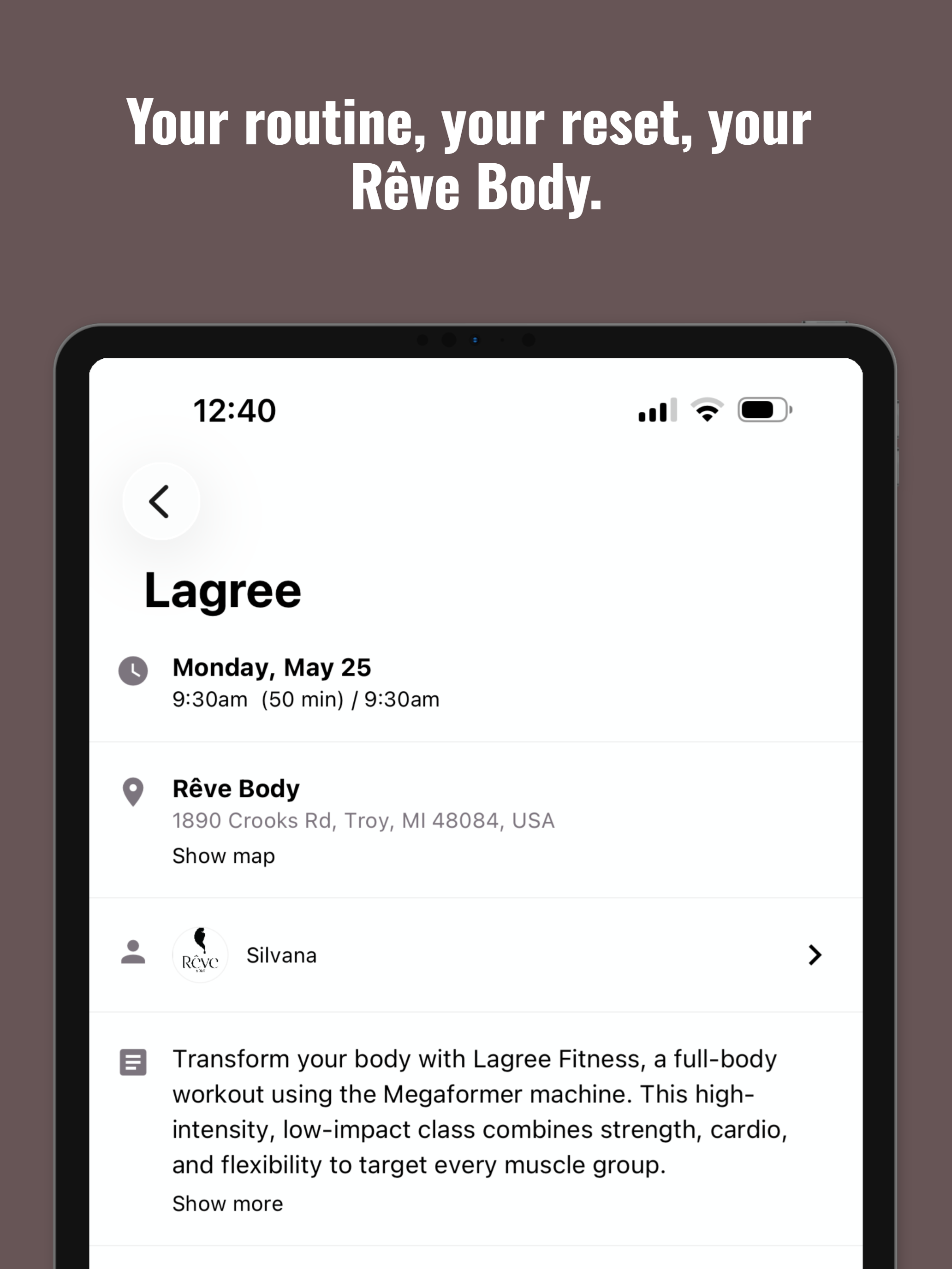Rêve Body screenshot 8