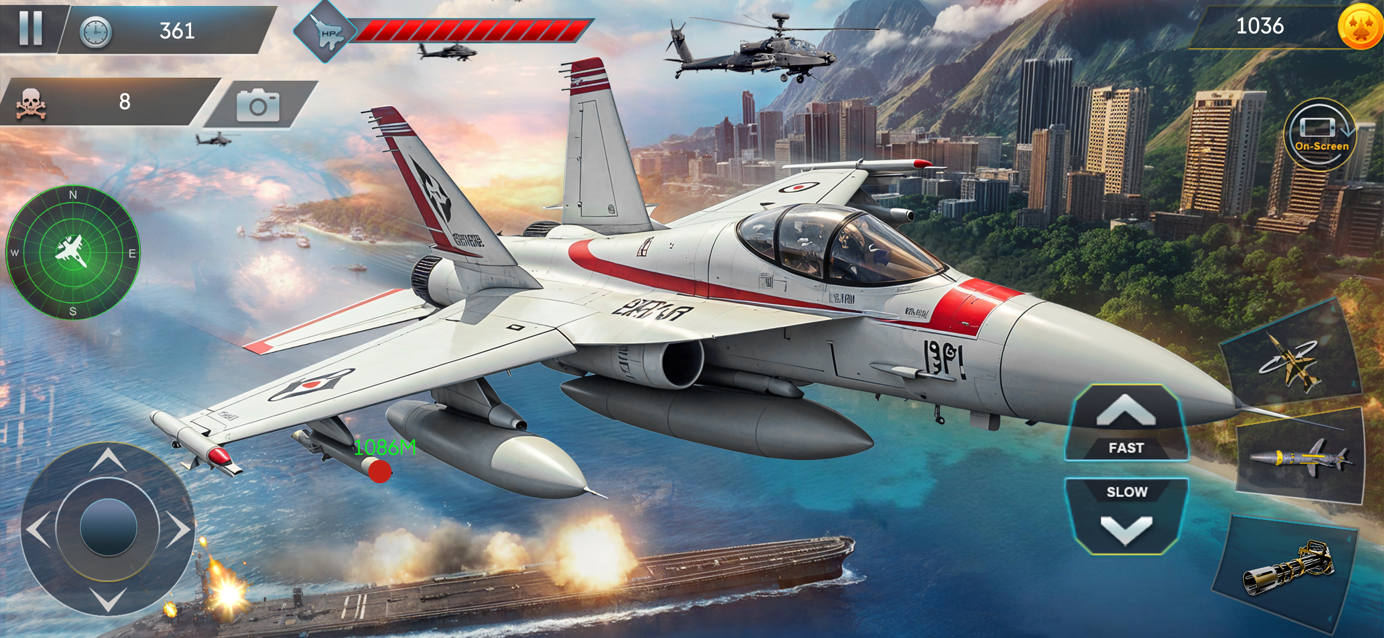 Airplane War Fighter Jet Games