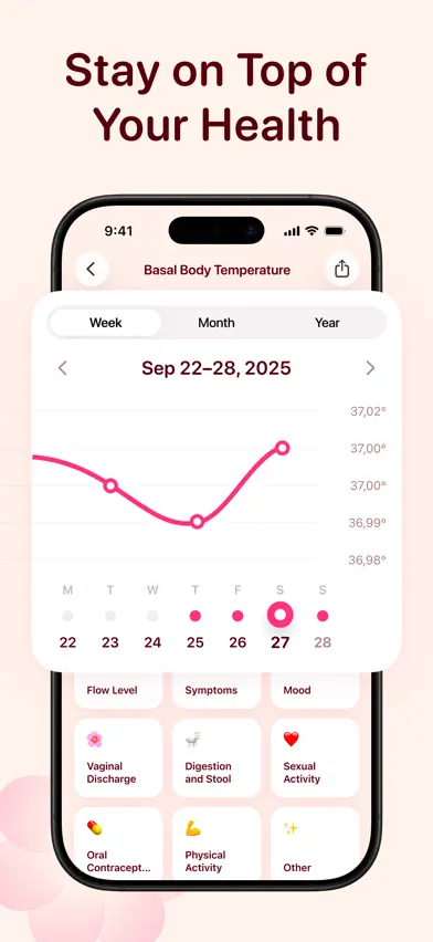 Ovi Cycle & Period Tracker screenshot 3