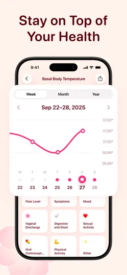 Screenshot von Ovi Cycle & Period Tracker auf dem iPhone 3