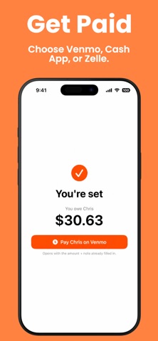 ZipSplit: Scan & Split Bills iPhone screenshot