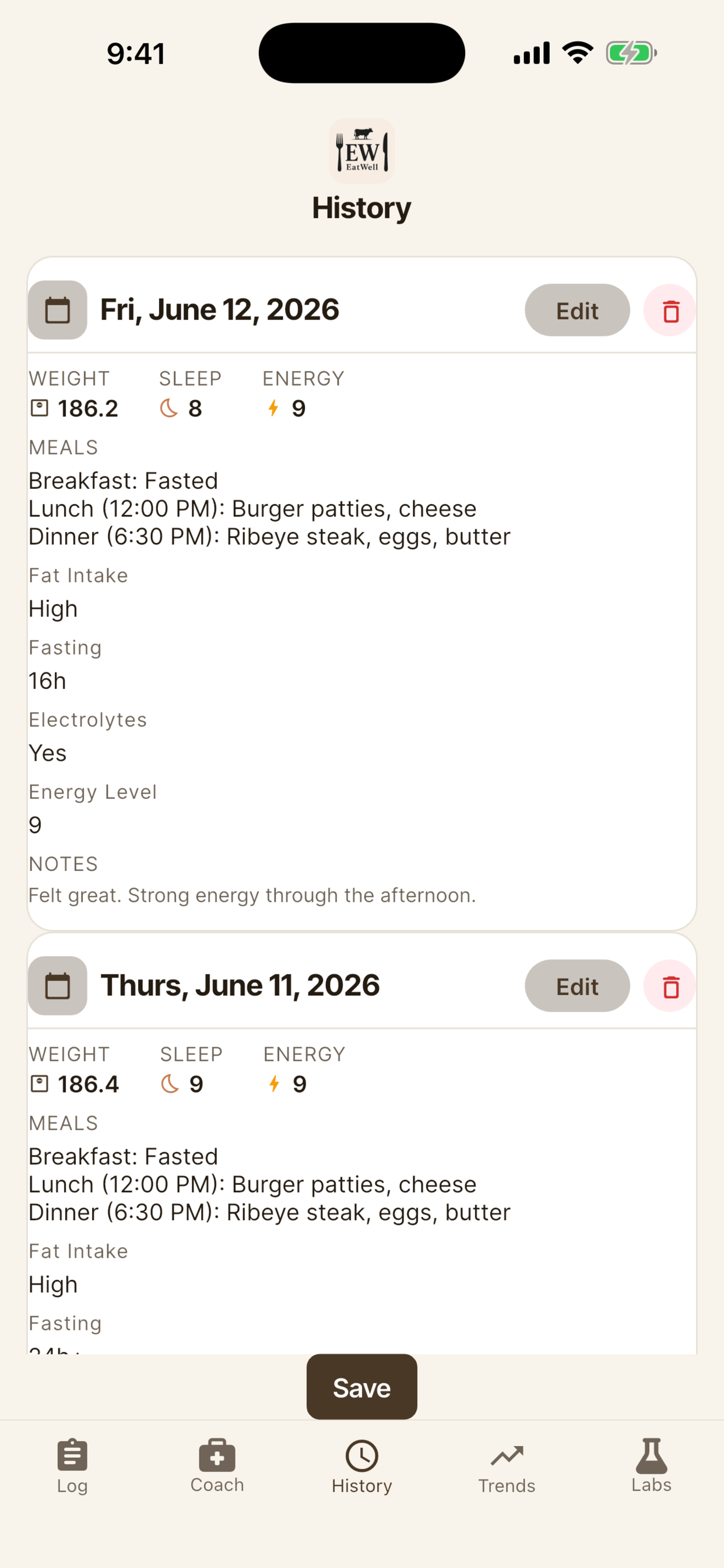 EatWell - Carnivore