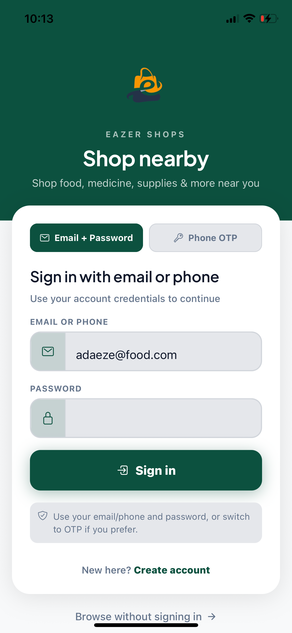 Eazer Shops screenshot 2