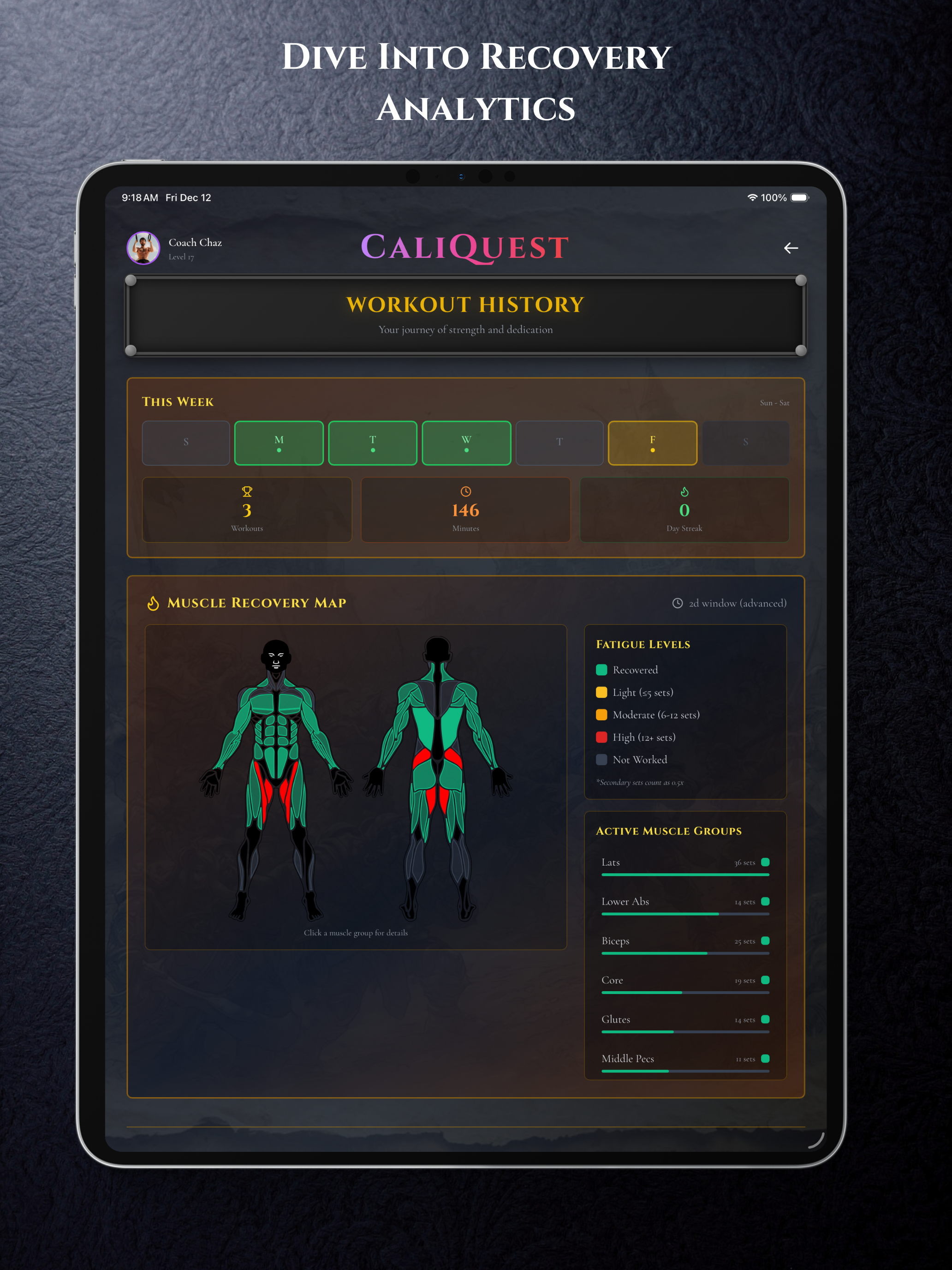 CaliQuest: Calisthenics Quest screenshot 11
