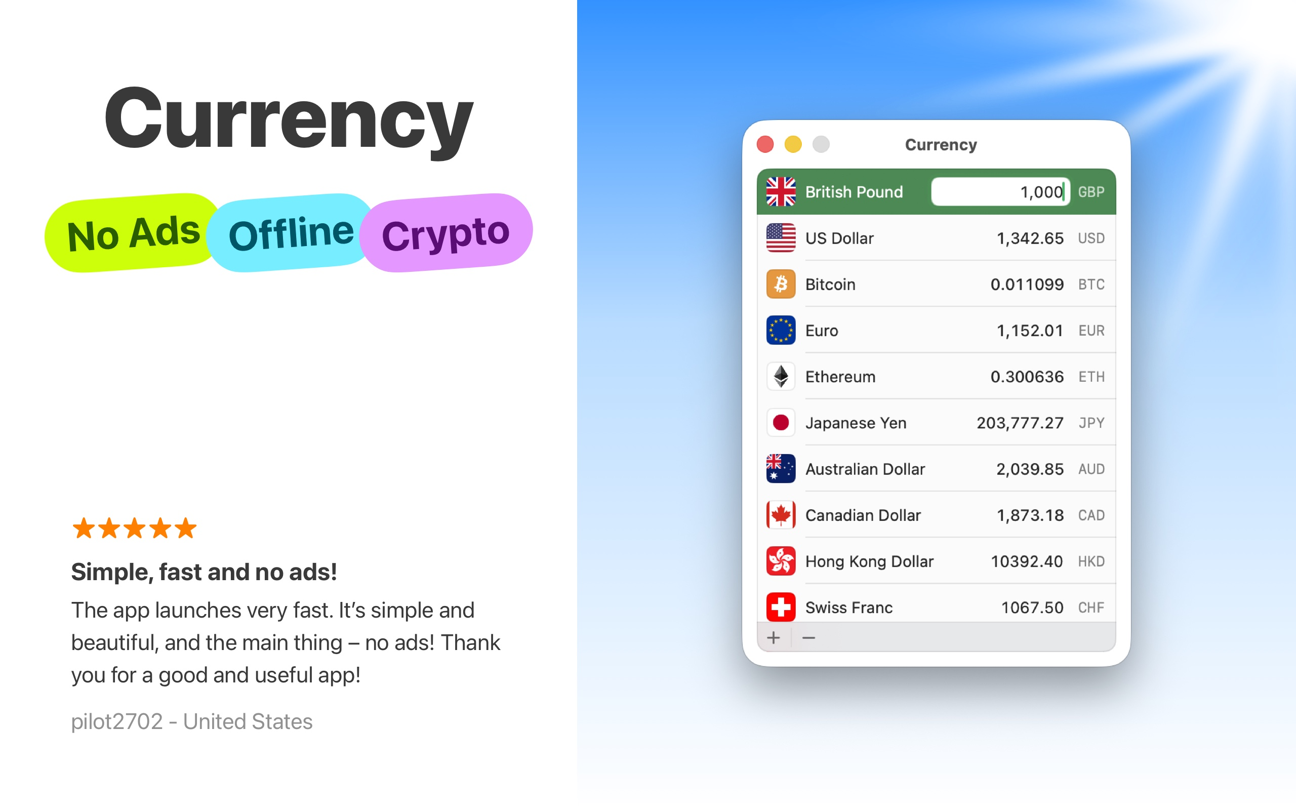 Ad-Free Currency Converter screenshot 7