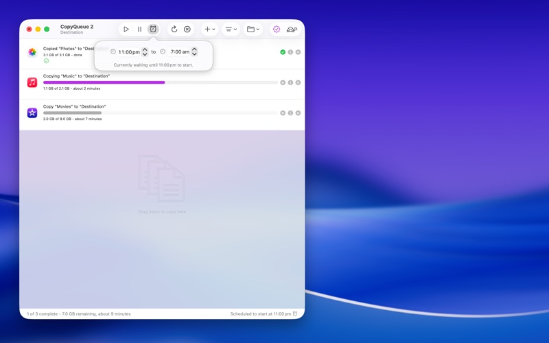 Screenshot #3 pour CopyQueue