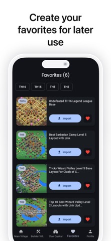 Coc Studio - Base Layout iPhone screenshot