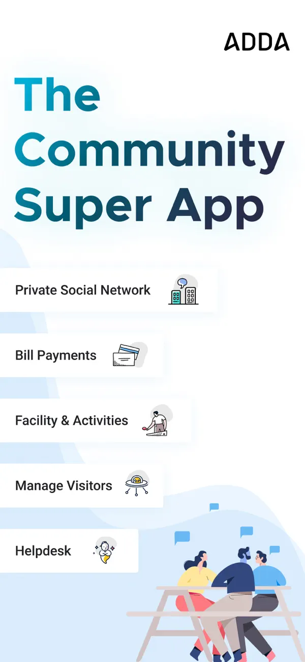 Screenshot #1 pour ADDA - The Community Super App