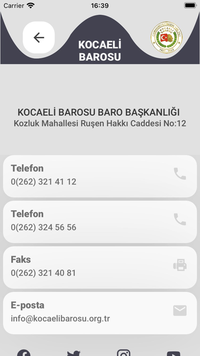 Kocaeli Barosu Screenshot