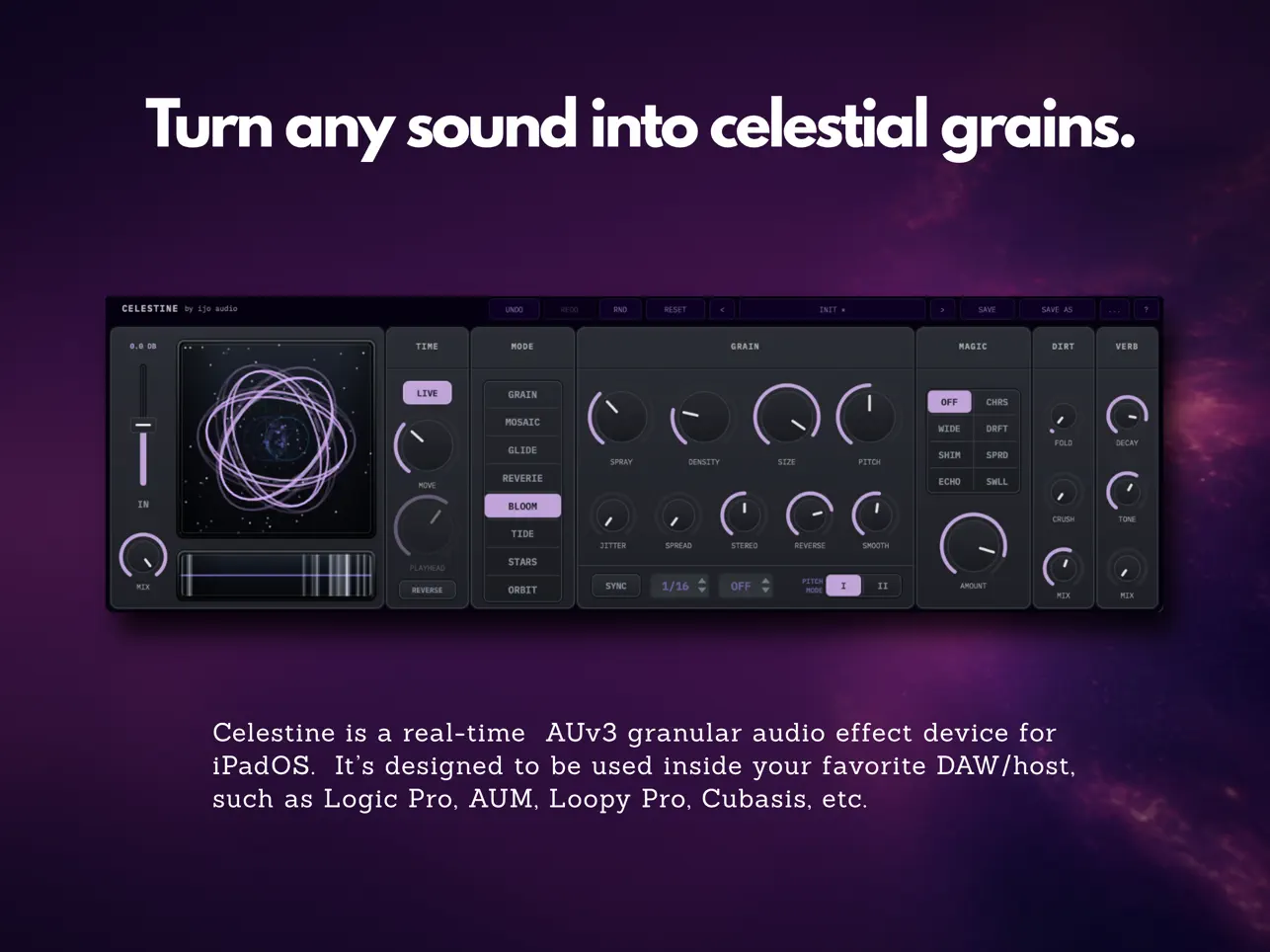 #2. Celestine Granular FX (iOS) Podle: ian johnston