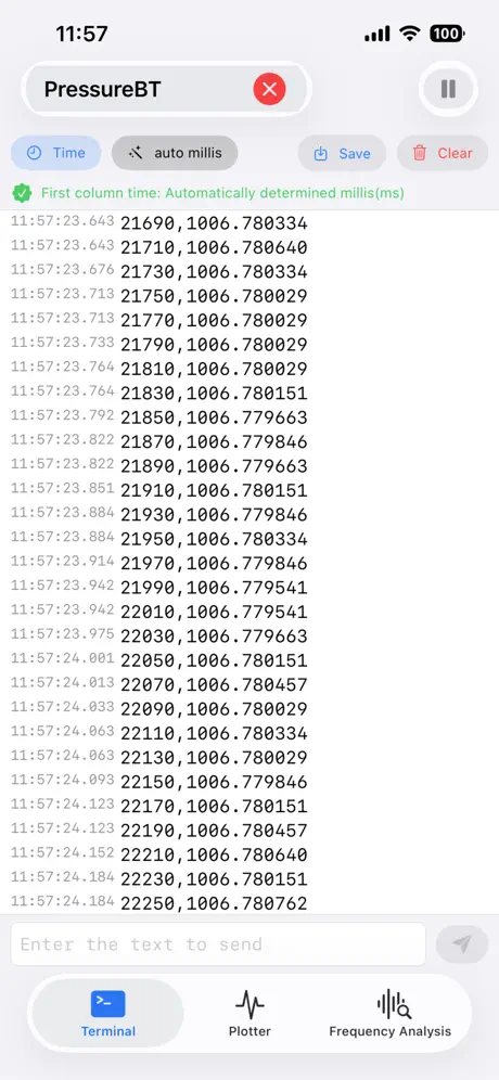 EasyArduinoBleTermPro screenshot 2